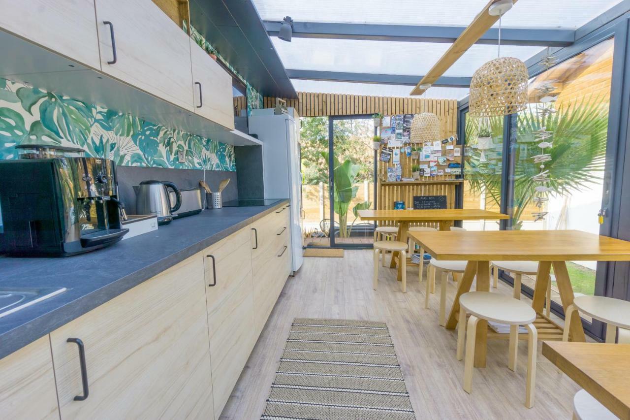 Wood'N Sea Surf Lodge - Auberge De Jeunesse Capbreton Exterior foto